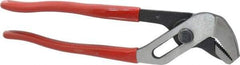 Proto - 7-1/16" OAL, 1-1/8" Max Capacity, 5 Position Gooseneck Tongue & Groove Pliers - Standard Straight Jaws, Standard Head, Plastisol Handles - All Tool & Supply