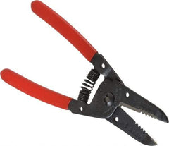 Proto - 30 to 22 AWG Capacity Wire Stripper - 6-1/16" OAL, Plastisol Handle - All Tool & Supply