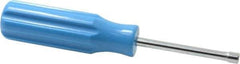 Proto - 4mm Solid Shaft Nutdriver - Plastic Handle, 6-3/4" OAL - All Tool & Supply