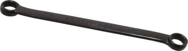 Proto - 1/2" x 9/16" 12 Point Offset Box Wrench - Double End, 8-7/16" OAL, Steel, Black Finish, 15° Offset - All Tool & Supply