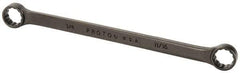 Proto - 11/16" x 3/4" 12 Point Offset Box Wrench - Double End, 11-1/4" OAL, Steel, Black Finish, 15° Offset - All Tool & Supply