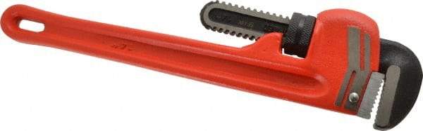 Proto - 14" Steel Straight Pipe Wrench - 2" Pipe Capacity - All Tool & Supply