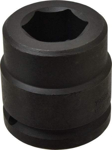 Proto - 1-1/2" Drive 1-5/8" Standard Impact Socket - 6 Points, 3-1/8" OAL - All Tool & Supply