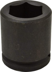 Proto - 1-1/2" Drive 2-1/16" Standard Impact Socket - 6 Points, 3-5/8" OAL - All Tool & Supply