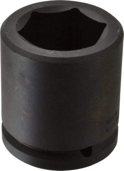 Proto - 1-1/2" Drive 2-3/16" Standard Impact Socket - 6 Points, 3-5/8" OAL - All Tool & Supply