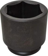 Proto - 1-1/2" Drive 4-1/4" Standard Impact Socket - 6 Points, 5-3/4" OAL - All Tool & Supply