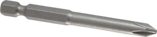 Irwin - #2 Phillips Screwdriver Bit - 1/4" Hex Drive, 2-3/4" OAL - All Tool & Supply