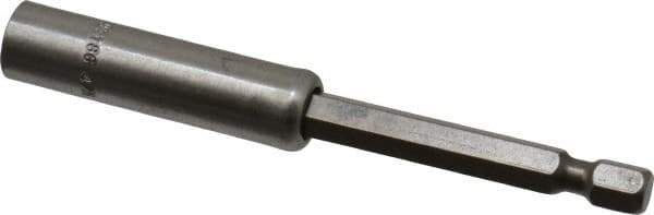 Irwin - 3/16" Slotted Screwdriver Bit - 1/4" Hex Drive, 3-3/4" OAL - All Tool & Supply