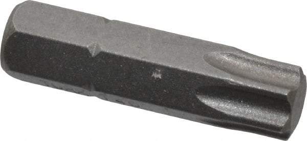 Irwin - 1/4" Drive T40 Torx Screwdriver Bit - 1" OAL, Insert Bit - All Tool & Supply