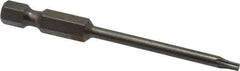 Irwin - T8 Torx Bit - 1/4" Hex Drive, 2-3/4" OAL - All Tool & Supply