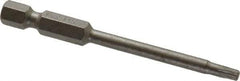 Irwin - T15 Torx Bit - 1/4" Hex Drive, 2-3/4" OAL - All Tool & Supply