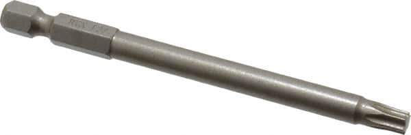 Irwin - T27 Torx Bit - 1/4" Hex Drive, 3-1/2" OAL - All Tool & Supply