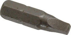 Irwin - 1/4" Drive, #3 Square Recess Screwdriver Bit - 1" OAL - All Tool & Supply