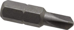 Irwin - 1/4" Drive, #3 Torq-Set Screwdriver Bit - 1" OAL - All Tool & Supply