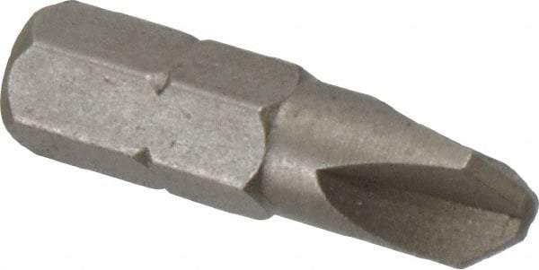 Irwin - 1/4" Drive, #4 Tri-Wing Screwdriver Bit - 1" OAL - All Tool & Supply