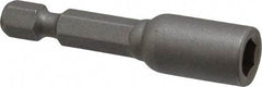 Irwin - 1/4" Magnetic Nutsetter - 1/4" Hex Drive, 1-7/8" OAL - All Tool & Supply