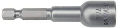 Irwin - 7/16" Magnetic Nutsetter - 1/4" Hex Drive, 2-9/16" OAL - All Tool & Supply