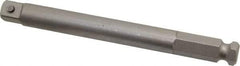 Irwin - 3/8" Square Size Hex to Square Adapter - 7/16" Hex Drive, 5" OAL - All Tool & Supply