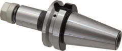 ETM - 0.5mm to 10mm Capacity, 100mm Projection, BT40 Taper Shank, ER16 Collet Chuck - 3.94" OAL - Exact Industrial Supply