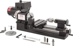 Sherline - 3-1/2" Swing, 8" Between Centers, 100/240 Volt, Single Phase Miniature Lathe - 1MT Taper, 1/2 hp, 70 to 2,800 RPM, 10mm Bore Diam, 260mm Deep x 203.2mm High x 584.2mm Long - All Tool & Supply