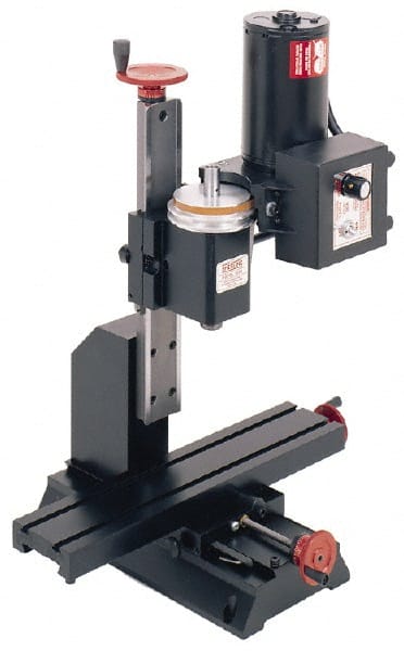 Knee Milling Machine: 0.5 hp, Electronic Variable Speed Control 70 to 2,800 RPM, 1MT Spindle Taper