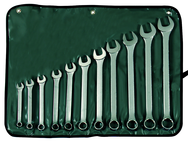 STANLEY® 11 Piece Satin Finish Fractional Combination Wrench Set – 12 Point - All Tool & Supply