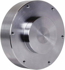 Pratt Burnerd America - Adapter Back Plate for 8" Diam Self Centering Lathe Chucks - Blank Mount, 2-1/4" Through Hole Diam, Steel - All Tool & Supply