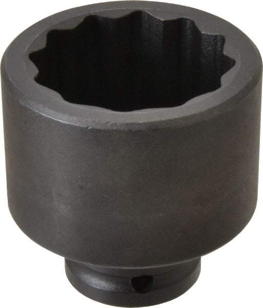 Proto - 3/4" Drive 2-1/8" Standard Impact Socket - 12 Points, 3-3/32" OAL - All Tool & Supply