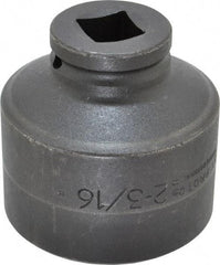 Proto - 3/4" Drive 2-3/16" Standard Impact Socket - 12 Points, 3-1/8" OAL - All Tool & Supply