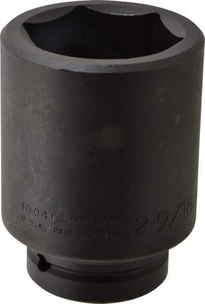 Proto - 1" Drive 2-9/16" Deep Impact Socket - 6 Points, 5" OAL - All Tool & Supply