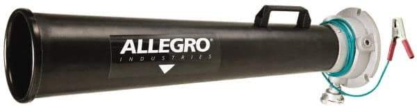 Allegro - 46 Inch Long, Plastic Venturi Style Pneumatic Blowers - 1 Inch NPT, 14.35 Inch Base Diameter, 15.37 Inch Face Diameter - All Tool & Supply