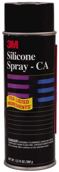 3M - 24 oz Aerosol Silicone Lubricant - Clear, 350°F Max - All Tool & Supply