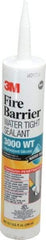 3M - 10.1 oz Cartridge Gray RTV Silicone Joint Sealant - 14 to 230°F Operating Temp, Series 3000WT - All Tool & Supply