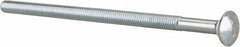 Value Collection - 3/8-16 UNC 7-1/2" Length Under Head, Standard Square Neck, Carriage Bolt - Grade 2 Steel, Zinc-Plated Finish - All Tool & Supply