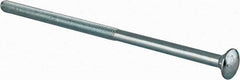 Value Collection - 1/2-13 UNC 11" Length Under Head, Standard Square Neck, Carriage Bolt - Grade 2 Steel, Zinc-Plated Finish - All Tool & Supply