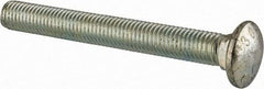 Value Collection - 5/8-11 UNC 5-1/2" Length Under Head, Standard Square Neck, Carriage Bolt - Grade 2 Steel, Zinc-Plated Finish - All Tool & Supply