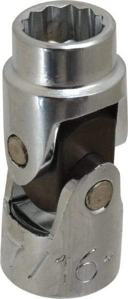 Proto - 7/16", 3/8" Drive, Standard Hand Socket - 12 Points, 1-3/4" OAL, Alloy Steel, Chrome Finish - All Tool & Supply