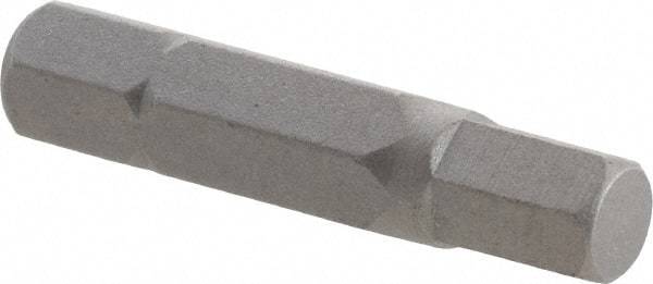 Irwin - 7/32" Hex Screwdriver Bit - 1/4" Drive, 1-1/4" OAL - All Tool & Supply