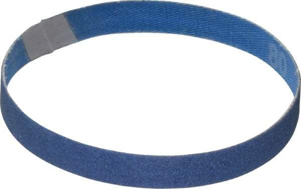 Norton - 1/2" Wide x 12" OAL, 80 Grit, Zirconia Alumina Abrasive Belt - Zirconia Alumina, Medium, Coated, X Weighted Cloth Backing, Series R823 - All Tool & Supply