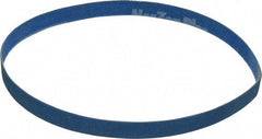 Norton - 1/2" Wide x 18" OAL, 120 Grit, Zirconia Alumina Abrasive Belt - Zirconia Alumina, Fine, Coated, X Weighted Cloth Backing, Series R823 - All Tool & Supply