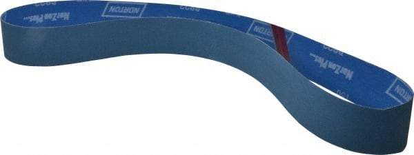 Norton - 2" Wide x 48" OAL, 150 Grit, Zirconia Alumina Abrasive Belt - Zirconia Alumina, Very Fine, Coated, X Weighted Cloth Backing - All Tool & Supply