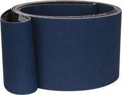 Norton - 3" Wide x 132" OAL, 24 Grit, Zirconia Alumina Abrasive Belt - Zirconia Alumina, Very Coarse, Coated, Y Weighted Cloth Backing, Series R824 - All Tool & Supply