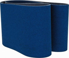 Norton - 6" Wide x 48" OAL, 80 Grit, Zirconia Alumina Abrasive Belt - Zirconia Alumina, Medium, Coated, Y Weighted Cloth Backing, Dry, Series R821 - All Tool & Supply