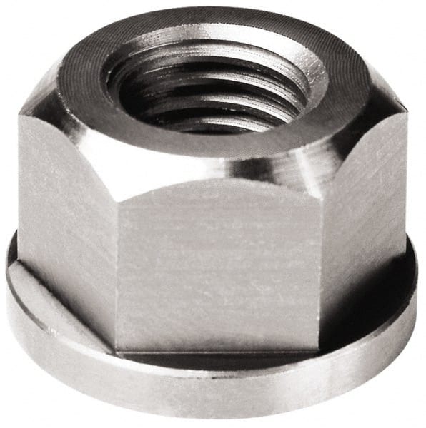 TE-CO - 3/4-10, 1-5/8" Flange Diam, 1" High, 1-1/4" Across Flats, Flange Nut - All Tool & Supply