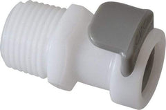 CPC Colder Products - 3/8" Outside Diam, 3/8 NPT, Acetal Push-to-Connect Tube Female Connector - 120 Max psi, White - All Tool & Supply