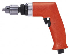 Dotco - 1/4" Keyed Chuck - Pistol Grip Handle, 5,200 RPM, 0.4 hp, 90 psi - All Tool & Supply