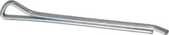 Made in USA - 1/8" Diam x 1-3/4" Long Hammerlock Cotter Pin - Grade 2, Zinc-Plated, Steel - All Tool & Supply