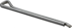 Made in USA - 3/16" Diam x 2-1/2" Long Hammerlock Cotter Pin - Grade 2, Zinc-Plated, Steel - All Tool & Supply