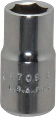 Proto - 5/8", 1/2" Drive, Standard Hand Socket - 6 Points, 7/8" OAL, Chrome Finish - All Tool & Supply