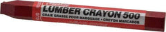 Markal - Clay Based Lumber Crayon - Red - All Tool & Supply